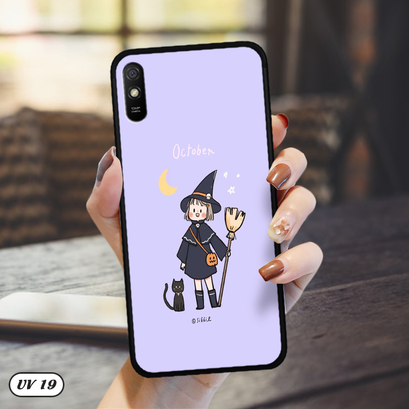 Ốp Xiaomi Redmi 9A lưng nhám -ngộ nghĩnh
