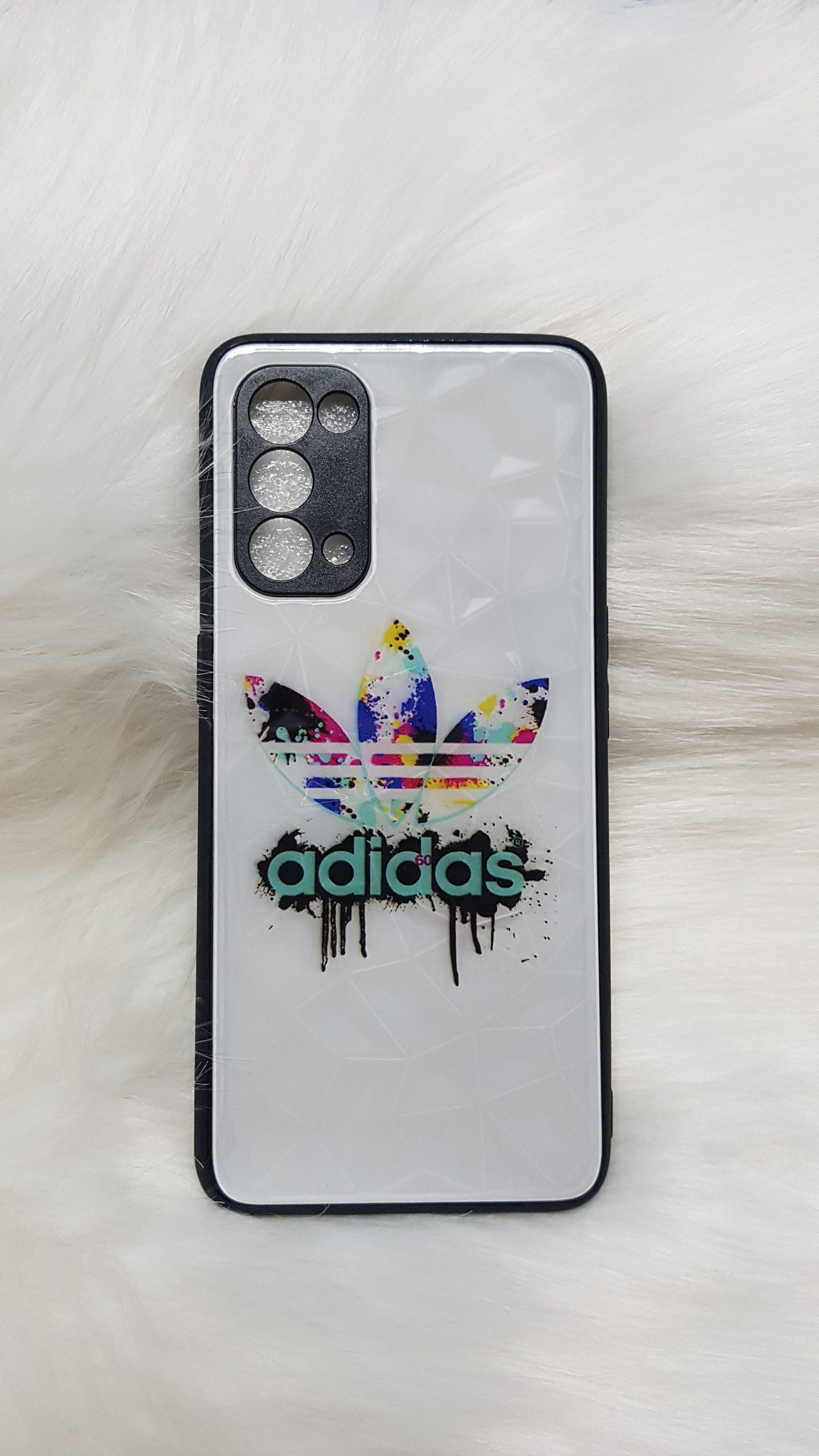 " MUA 1 TẶNG 1" OPPO RENO 5 - Ốp lưng viền nhựa dẻo lưng đá 3D cho máy OPPO RENO 5