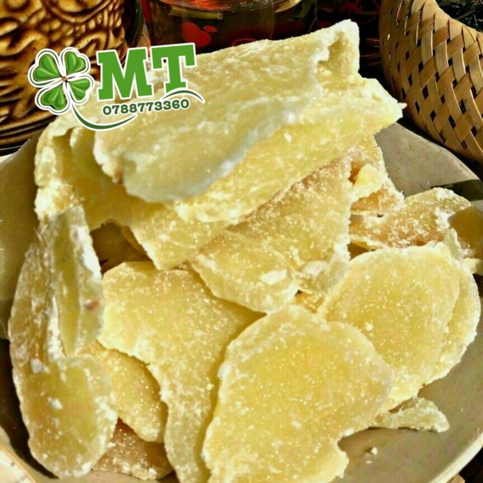 Mứt gừng ta Bến Tre 1kg (Mứt gừng lát nhà làm thủ công 100%)