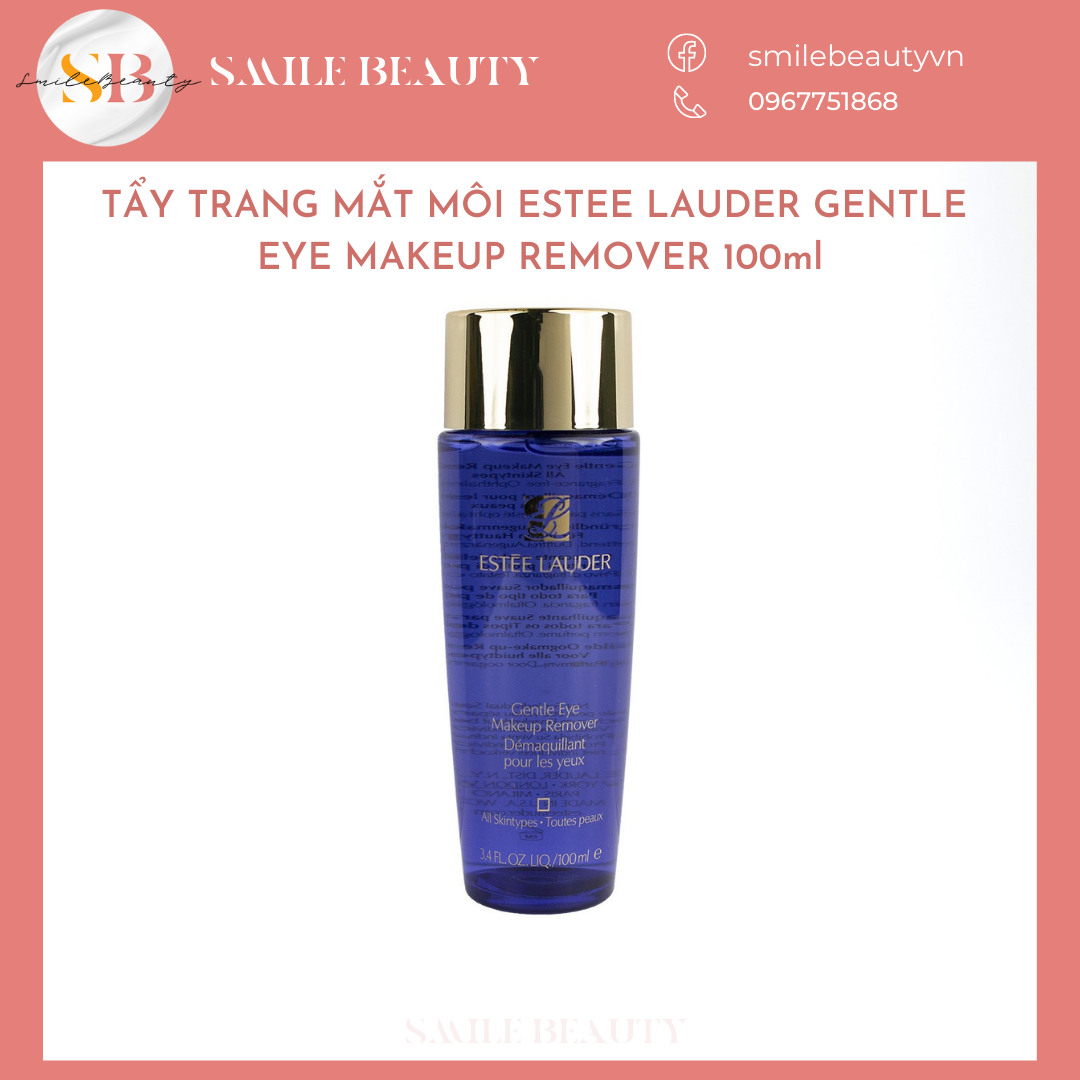Tẩy trang mắt môi Estee lauder 100ml