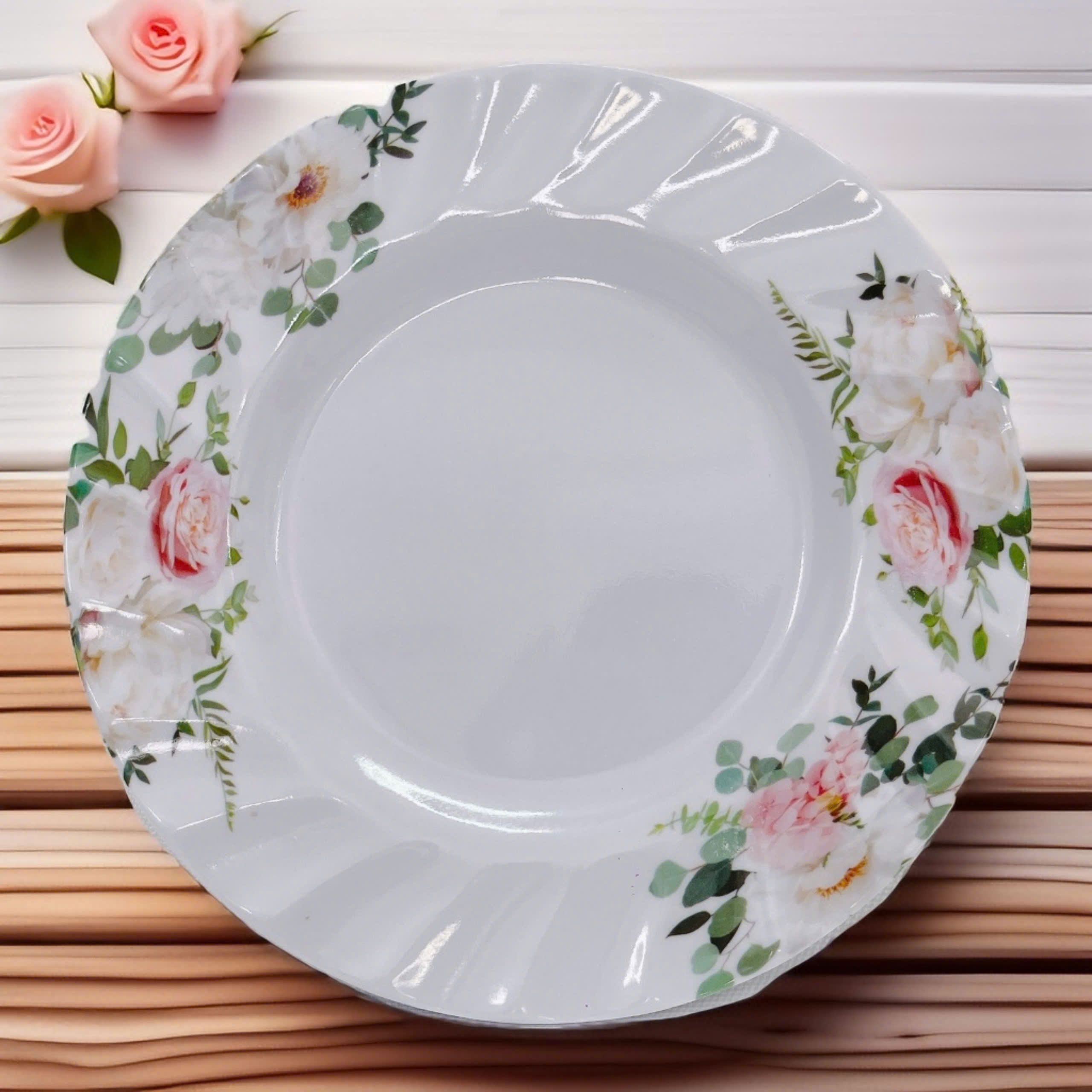 Dĩa 7 Cạn Xoắn Melamine 2107 ( 17,8cm x 17,8cm )