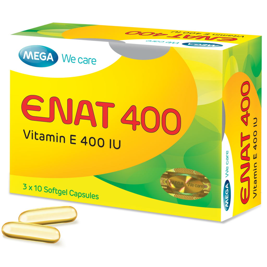 Viên uống bổ sung Vit E giúp da đẹp tự nhiên, giảm lão hóa - Medicrafts Natural Vitamin E 400IU/ Enat 400