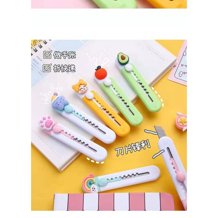 hot Dao Rọc Giấy Siêu Cute Đầu Charm
