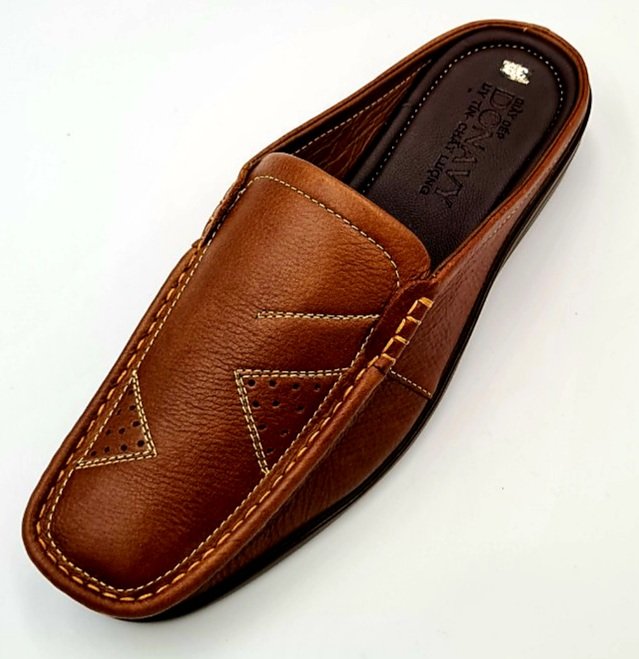 [Hcm]High Quality Cow Leather Men's Slip-On Shoes Ntb110 (Black Brown)