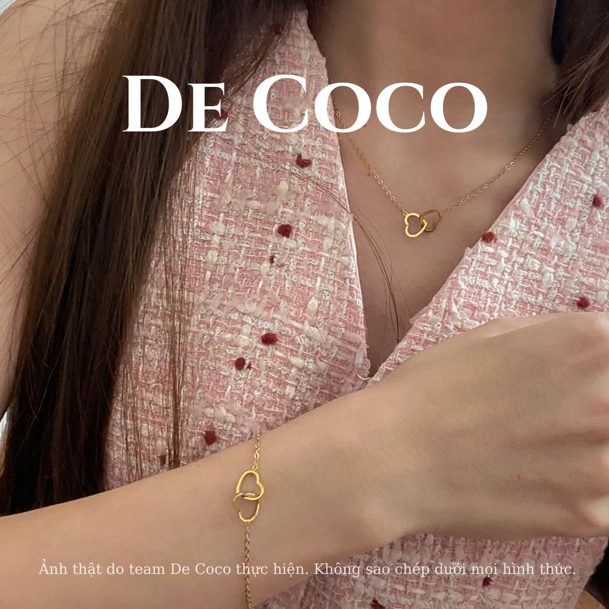 [KHÔNG ĐEN GỈ] Vòng cổ trái tim Saranghae De Coco