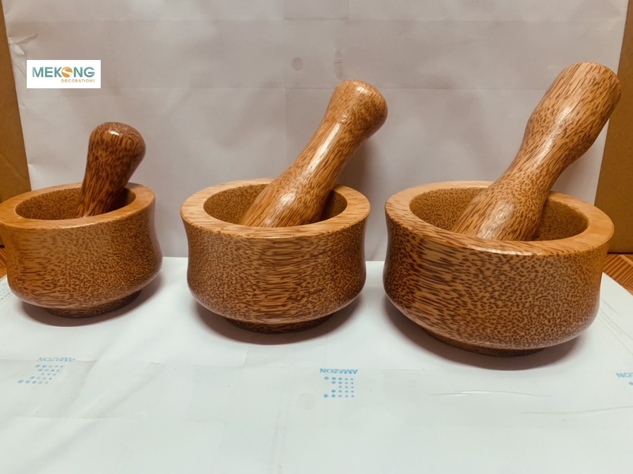 Bộ cối chày gỗ dừa đại