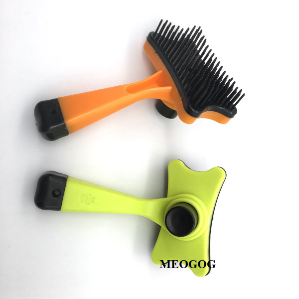 Lược chải lông cho chó mèo có nút bấm MEOGOG