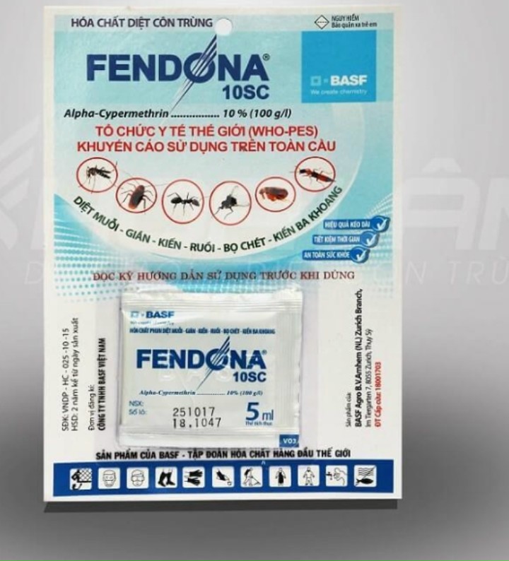 Thuốc diệt muỗi Fendona 10SC 5ml