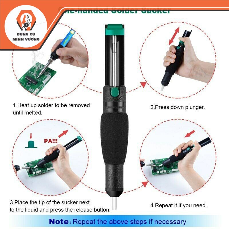 Dụng cụ hút thiếc hàn tiện lợi