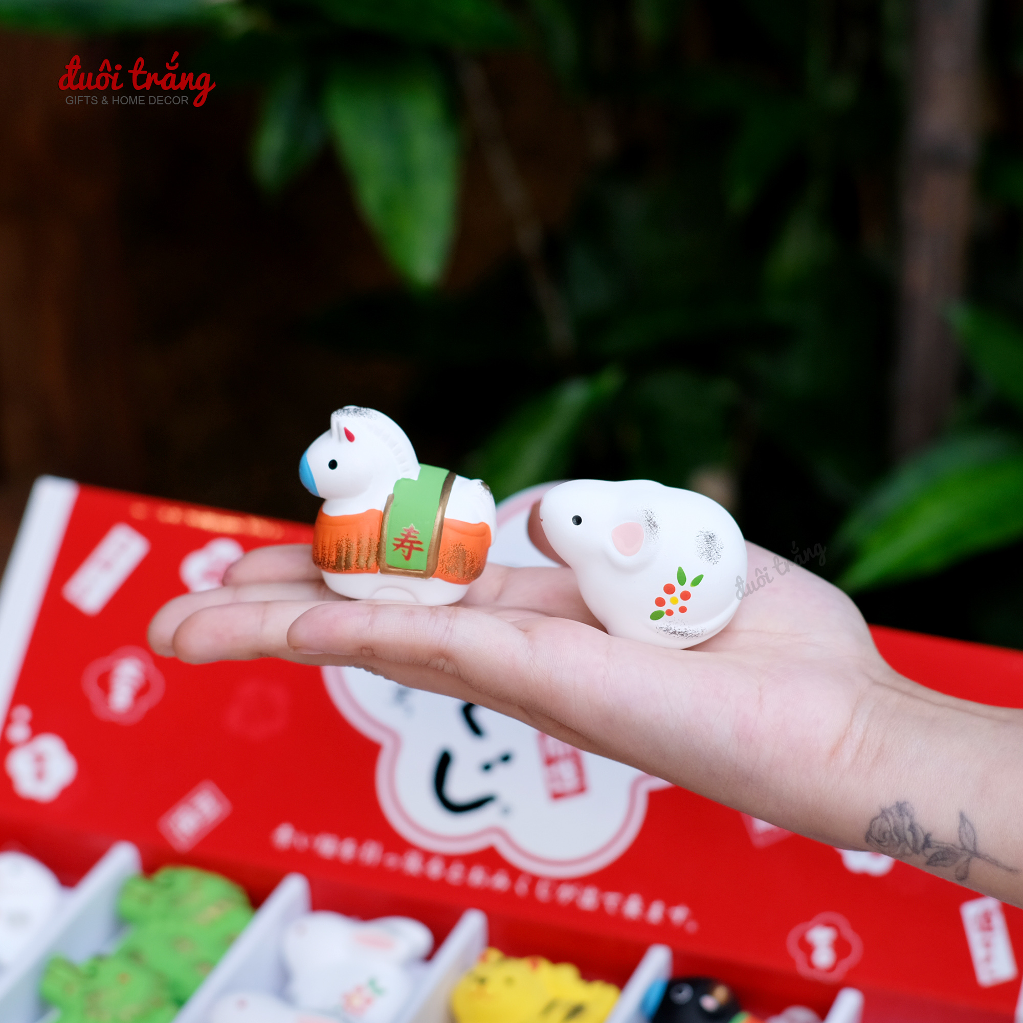12 Con giáp sứ (Giá lẻ 1 con, được chọn mẫu) - Hãng Yakushigama