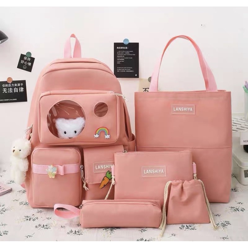 Set balo 4 món - deimaibag phối mica