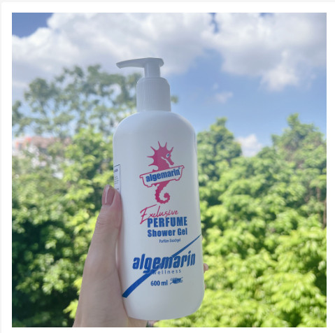Sữa tắm cá ngựa Algemarin Perfume chai vòi 600ml Đức