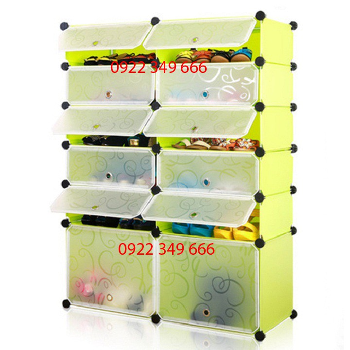 [HCM]tủ giày lắp ghép 12 ô