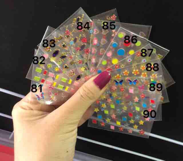 Sticker dán móng mẫu nhỏ