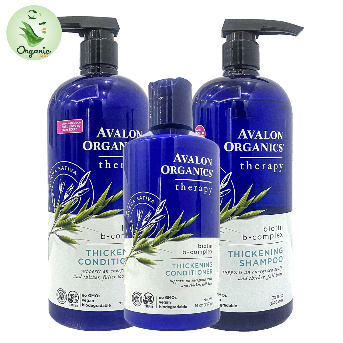 Avalon Organics Organic Shampoo - Conditioner - Shower Gel