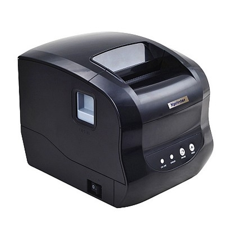 Máy In Hóa Đơn + Tem Nhãn Mã Vạch 2in1 Xprinter XP-365B (khổ in 80mm, in nhiệt trực tiếp lên giấy decal)-KẾT NỐI TÙY CHỌN
