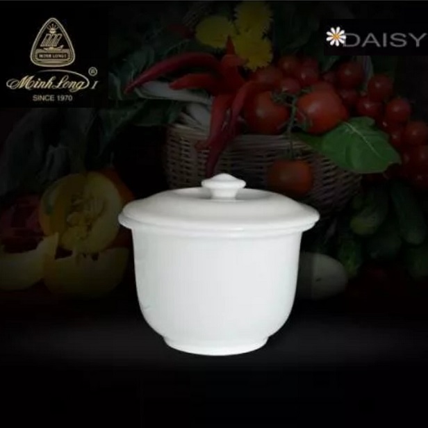 Thố chưng tổ yến sứ minh long 0.52l