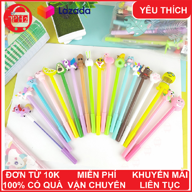 Mua Combo 20 bút bi xanh nhiều hình cực đẹp giá rẻ, chất lượng ✓bút cute ✓bút bi ✓bút bi cao cấp ✓bút mực ✓bút bi cute ✓ Phát Huy Hoàng