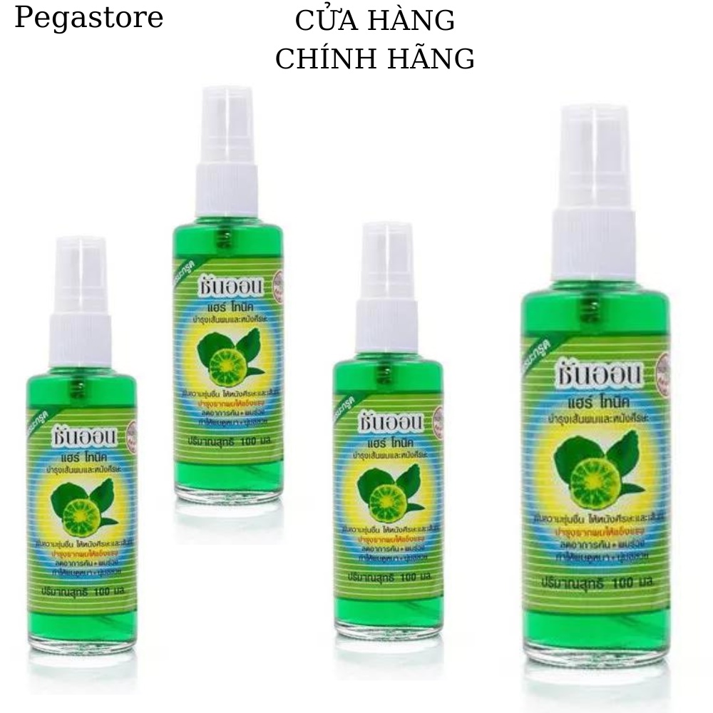 Tinh dầu bưởi SUNON xịt tóc tinh dầu bưởi Kích Thích Mọc Tóc & Chống Rụng sịt dưỡng tóc 100ml - Pegastore