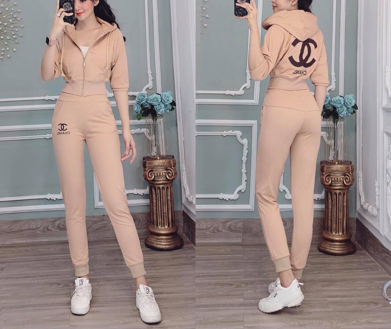 Set bộ thun tay lỡ da cá-QH