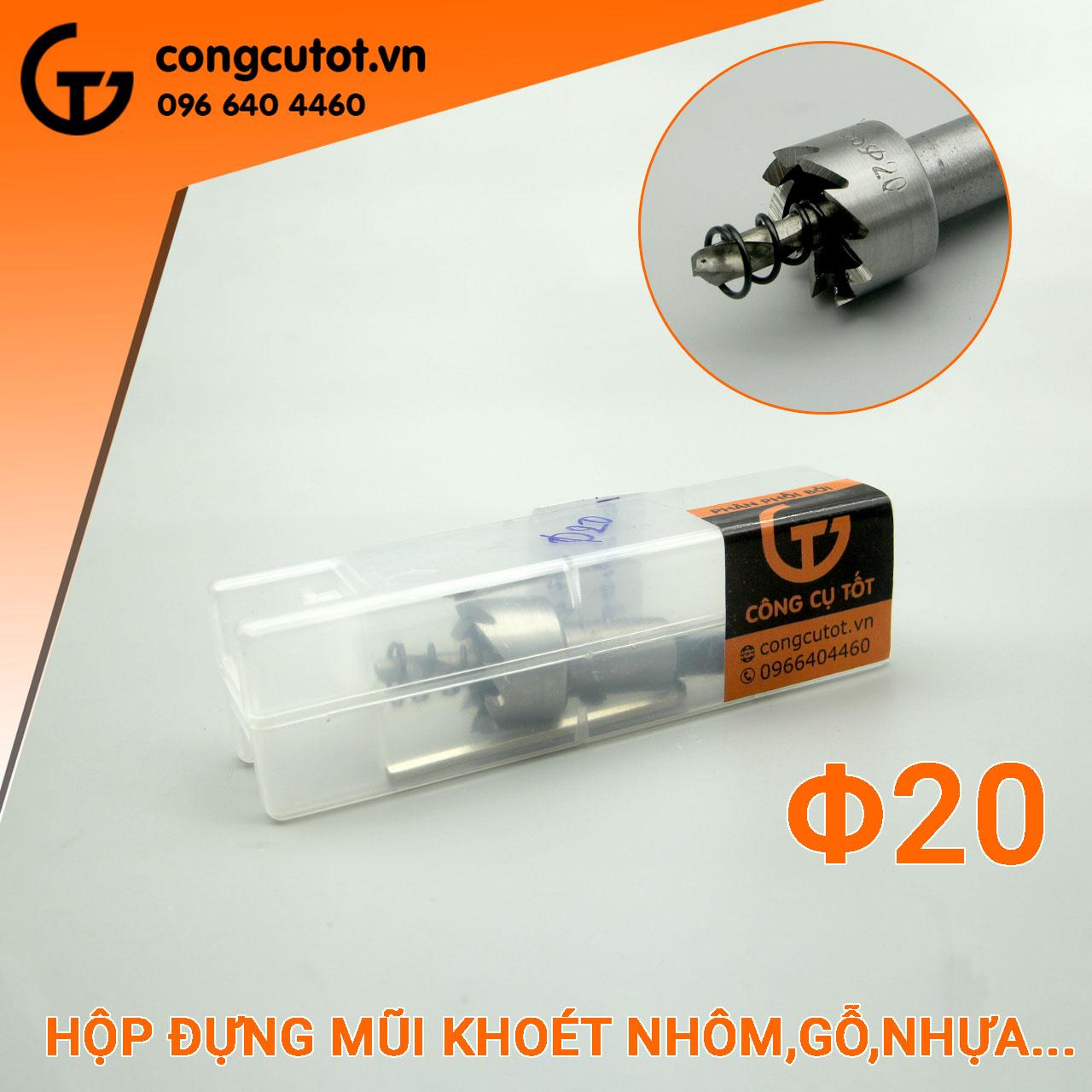 Mũi khoét lỗ nhôm các cỡ 16-30mm
