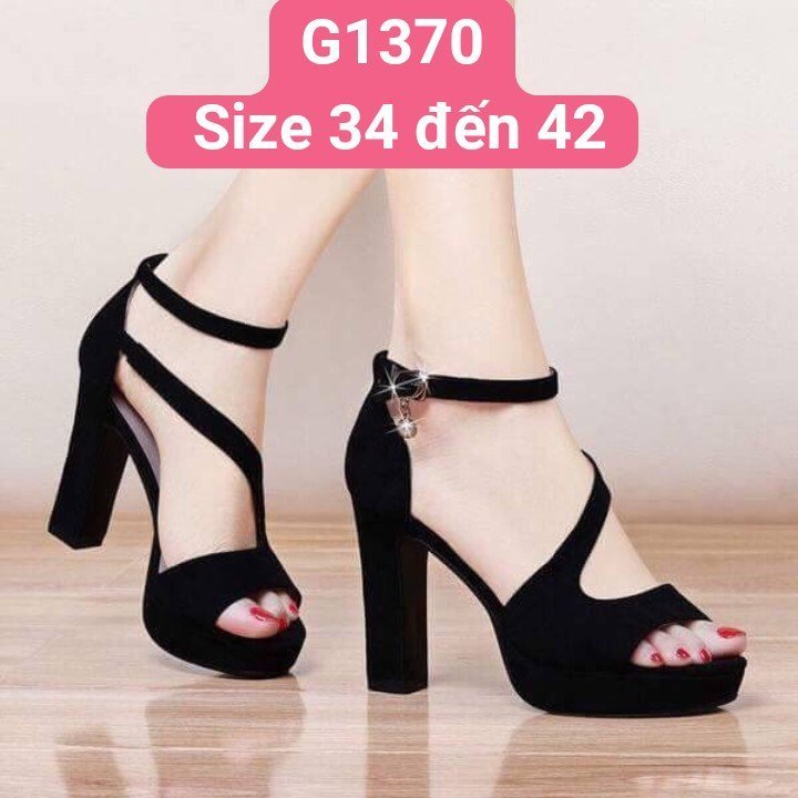 [HCM]G1370 - GIÀY ELISA CAO GÓT THƯỚT THA ( 10 phân )