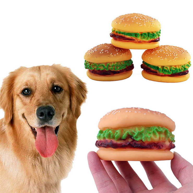 [HOÀN TIỀN 10%]Đồ chơi hình bánh hamburger dành cho thú cưng - Cutepets