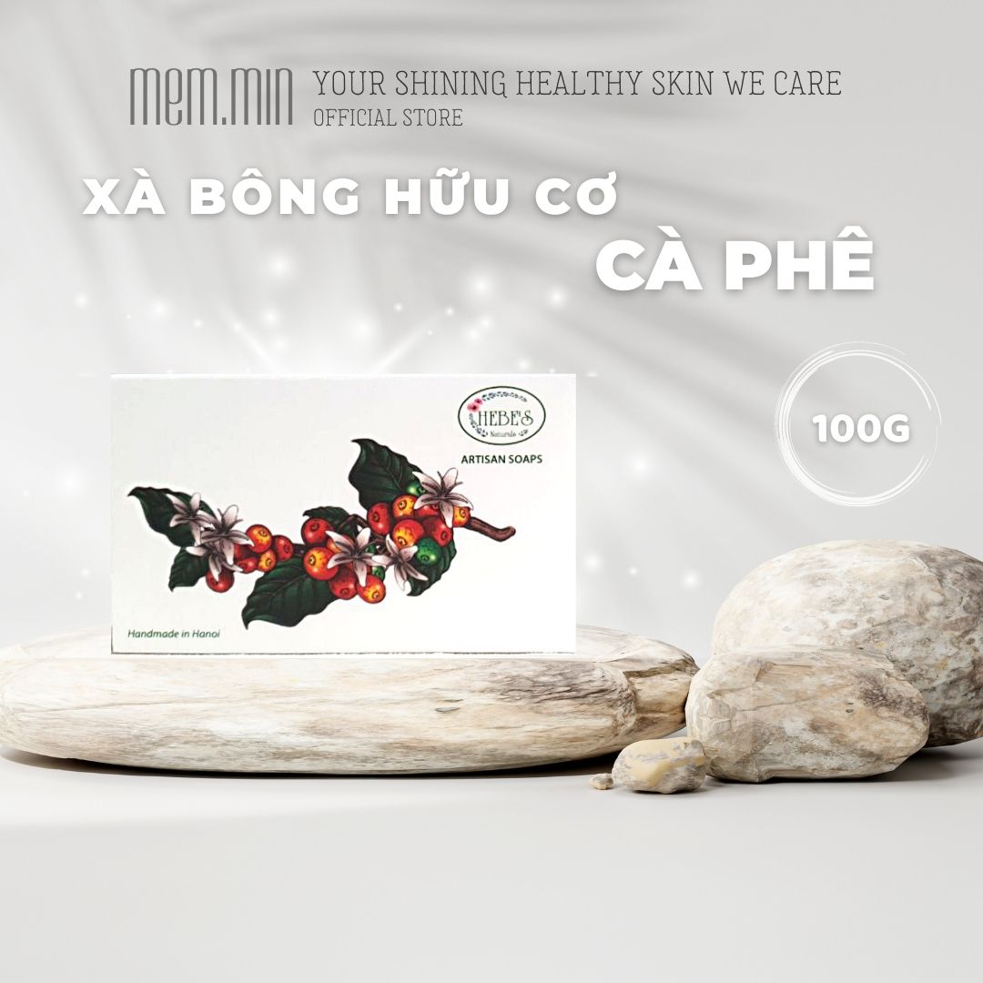 MemMin. Xà Bông Hữu Cơ COFFEE Coconut+Shea . 100% Tự Nhiên. 100gr