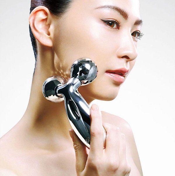 Con lăn 3D Hàn Quốc mát xa da mặt, cổ chống lão hóa tại nhà, con lan 3D Han Quoc mat xa da mat, co chong lao hoa tai nha