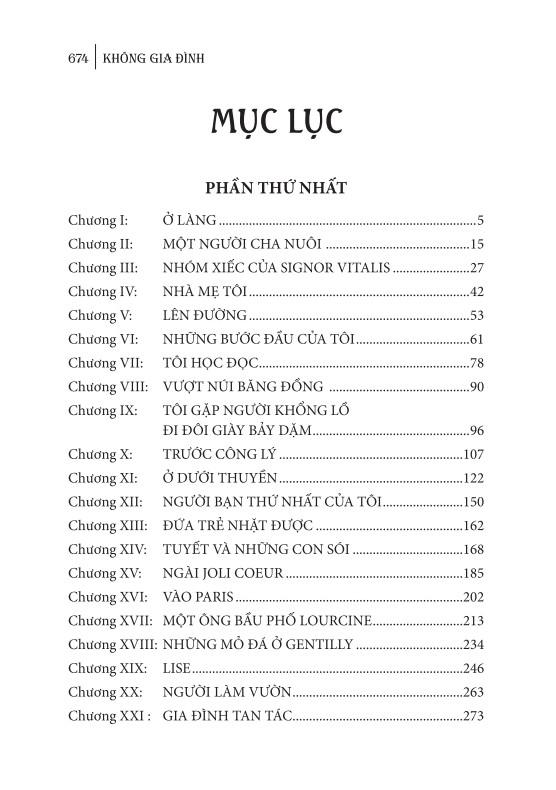 Không Gia Đình (Bìa Cứng)