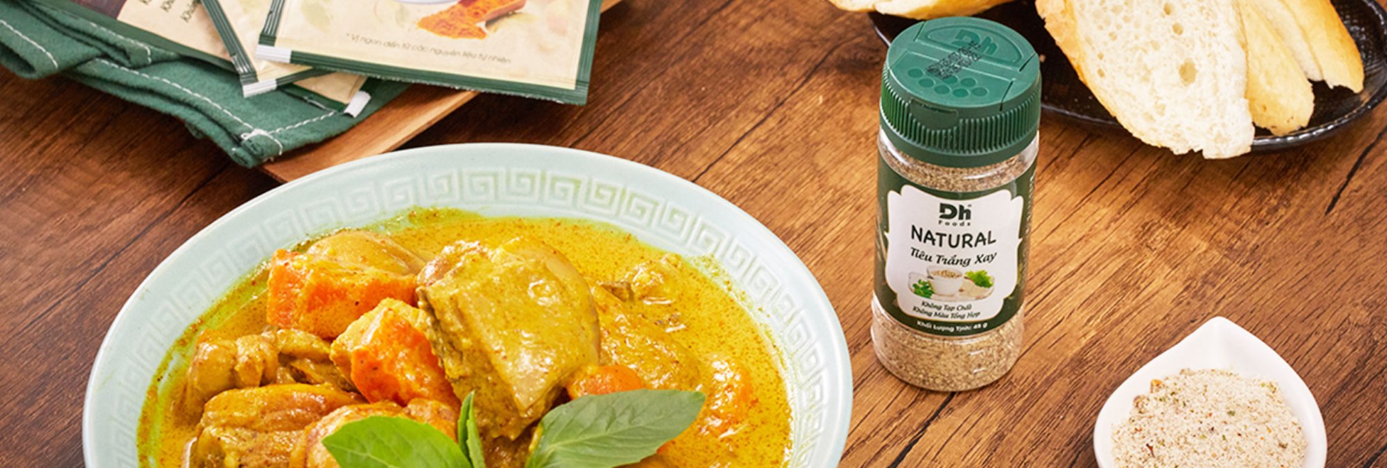 Natural Tiêu trắng xay Dh Foods