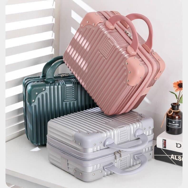 Cốp vali đựng mĩ phẩm đồ trang điểm du lịch cao cấp - vali đựng hành lí xách tay , vali mini