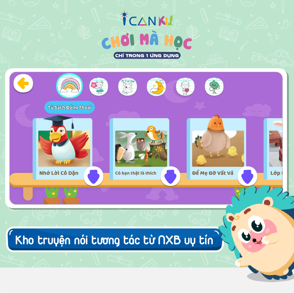 HOCMAI - ICANKid - Ứng dụng học Tiếng Anh cho bé