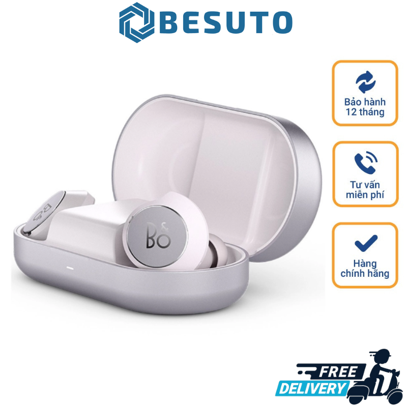 Bang & Olufsen Beoplay EQ True Wireless Headphones, Compact Design, Bluetooth 5.2 Connection Technology, Active Noise Cancellation ANC, Imported from Germany, 12 Month Warranty