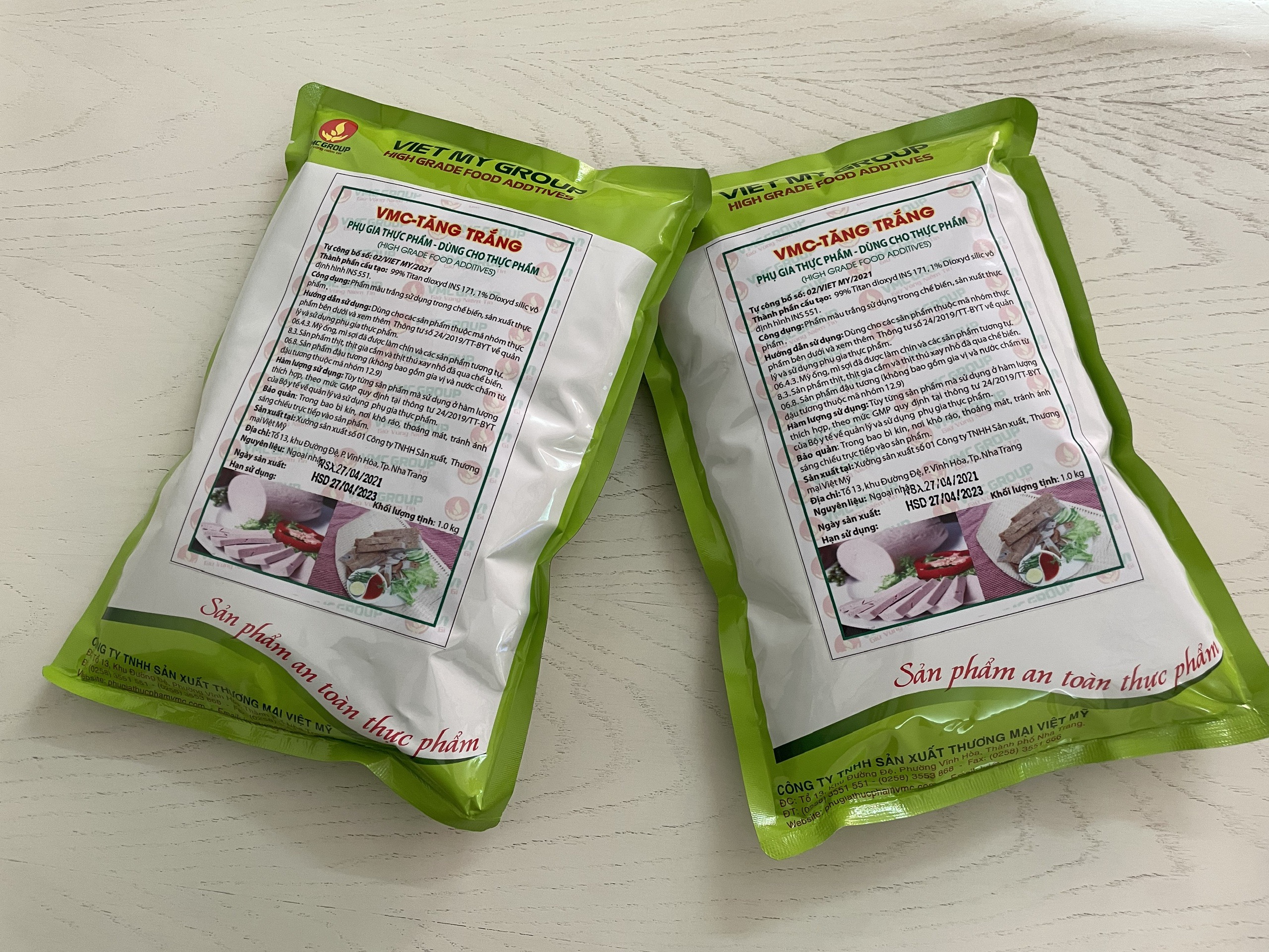 GÓI 1 KG VMC TĂNG TRẮNG THỰC PHẨM