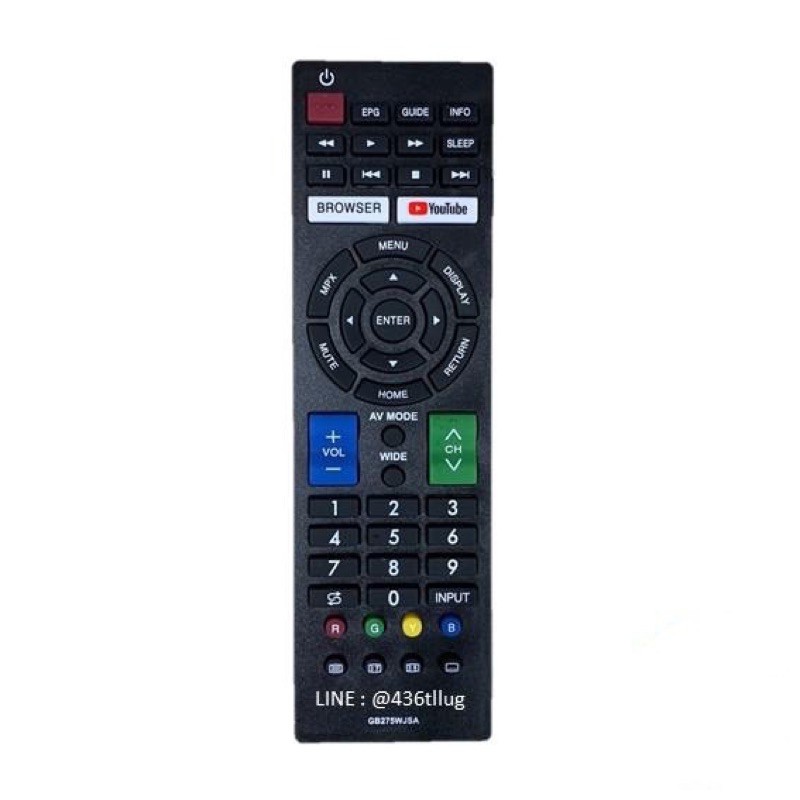 Điều khiển từ xa TV LCD màn hình phẳng Sharp gb275wjsa