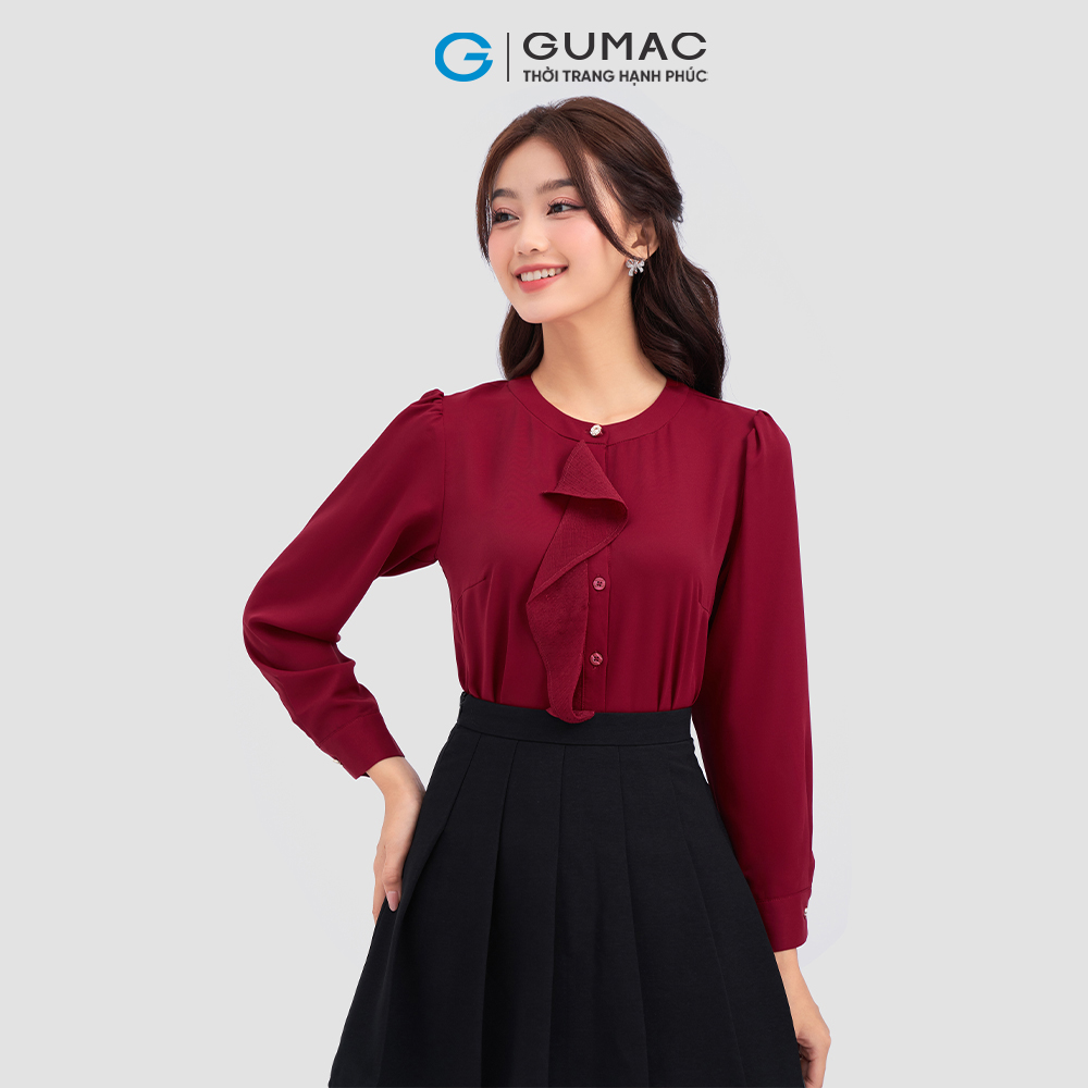 Chân váy A xếp ly thời trang GUMAC VC12051