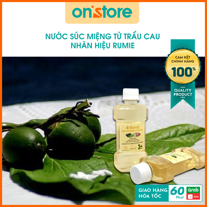 Nước Súc Miệng Từ Trầu Cau Sạch Miệng Chắc Răng - 220ml