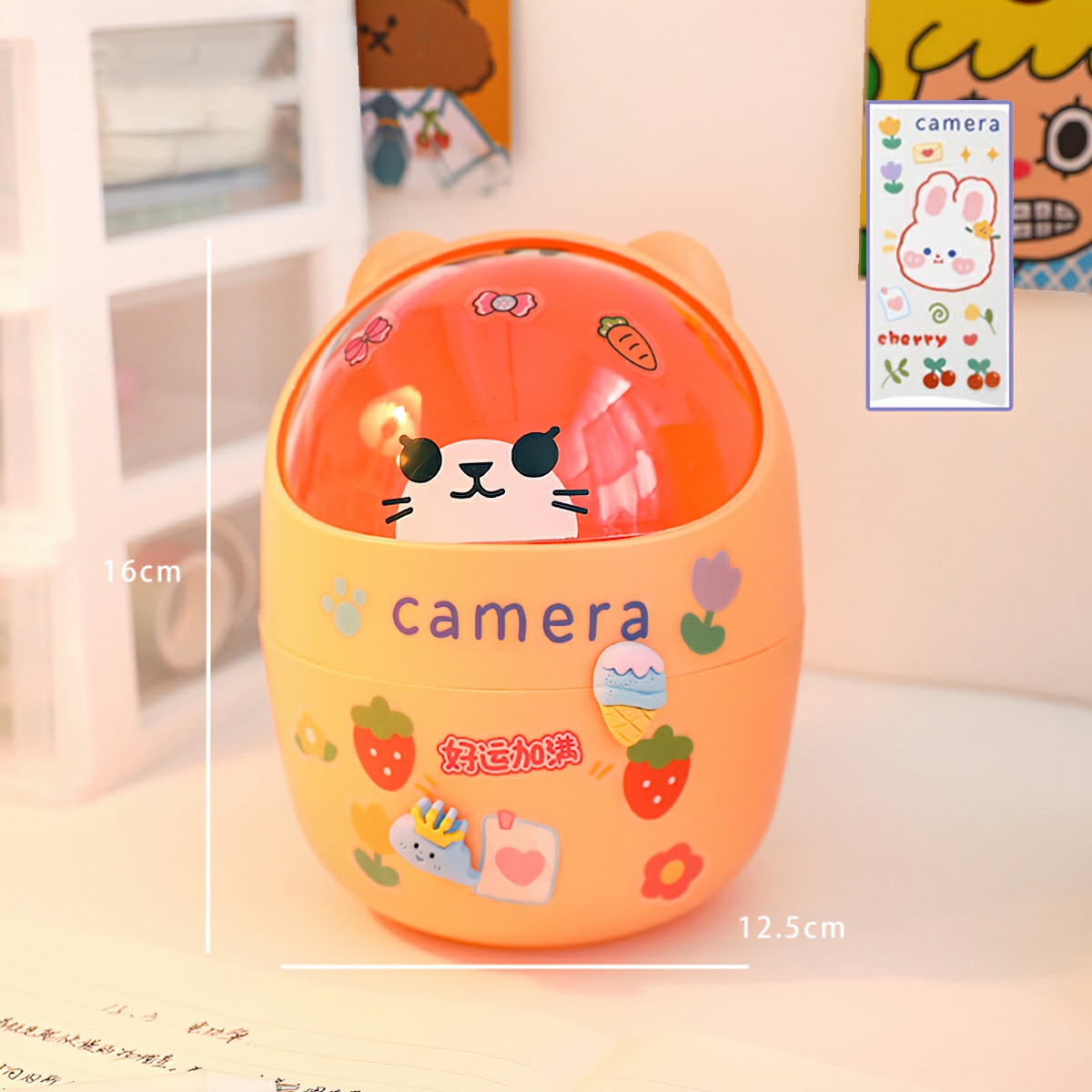 Thùng Rác Mini ( Tặng Kèm Sticker ) BEAU4