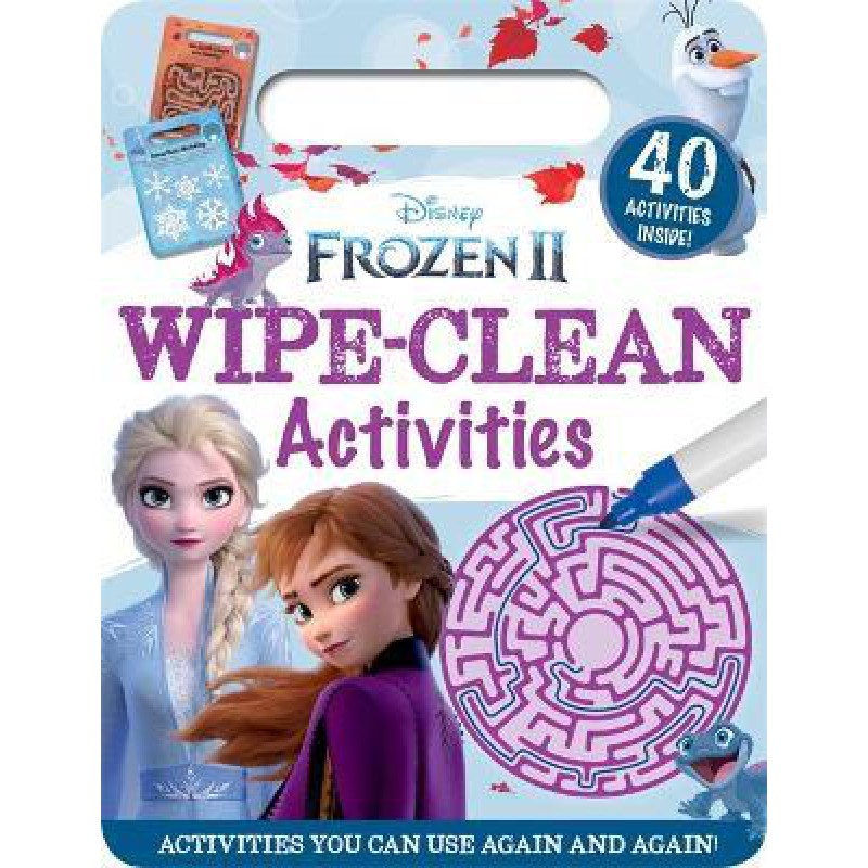 Bookmedi - disney frozen 2: wipe-clean activities