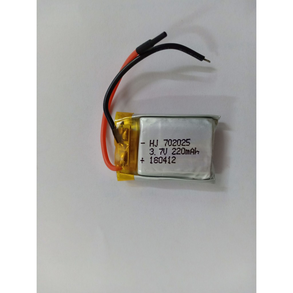 Pin sạc chân không dăm 3.7v 220mahcho máy bay điều khiển