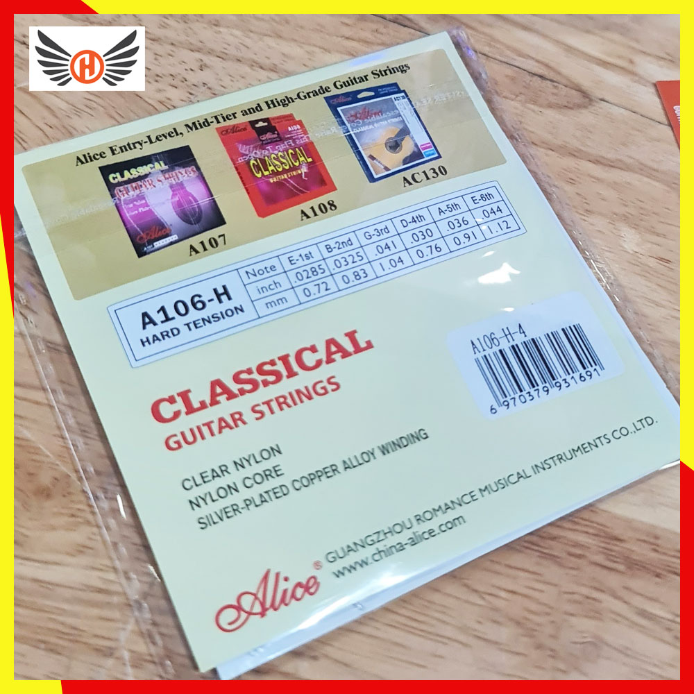 [HCM]Dây nylon lẻ số 4 cho Classic guitar - Hãng Alice