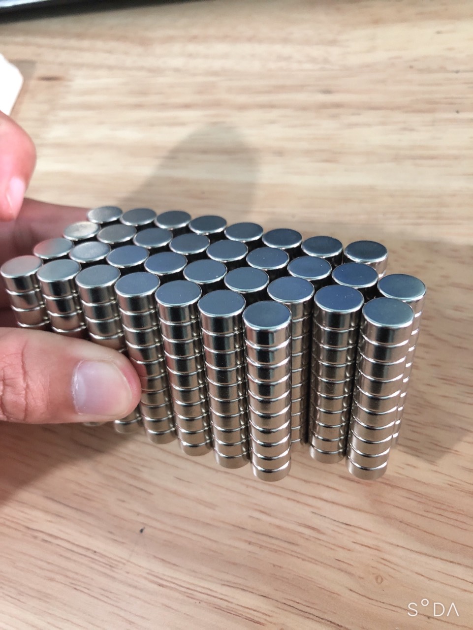 Bộ 20 nam châm viên tròn 10x5mm
