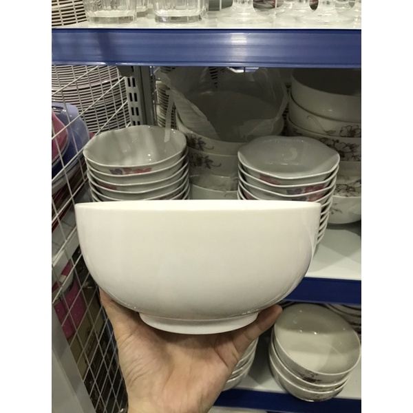 Tô SỨ trắng Minh Châu 18CM - 20 CM
