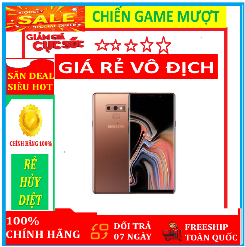 Samsung Galaxy NOTE 9 RAM6/128 CHIÊN GAME MƯỢT NHIỀU MÀU FULLZIN .. Chiến PUBG-Free Fire mướt