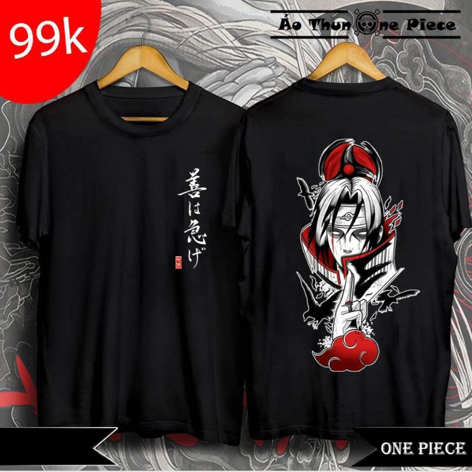 Áo itachi uchiha "cực chất, cực ngầu" giá cực rẻ - áo thun naruto áo mát chất đẹp