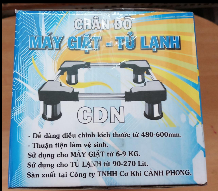 CHÂN MÁY GIẶT CẢNH PHONG NẶNG 2.5KG-CDN (Máy giặt từ 6- 9kg. tủ lạnh từ 90lít – 290lít)