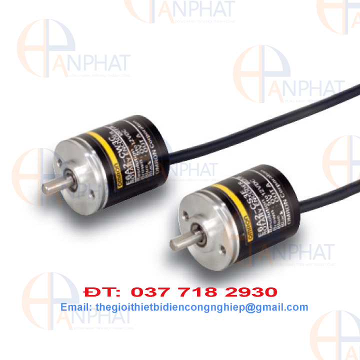 Encoder Omron E6B2-CWZ6C 500 xung (500p/r) nguồn 5-24VDC, Encoder 500 xung Omron E6B2-CWZ6C 500P/R