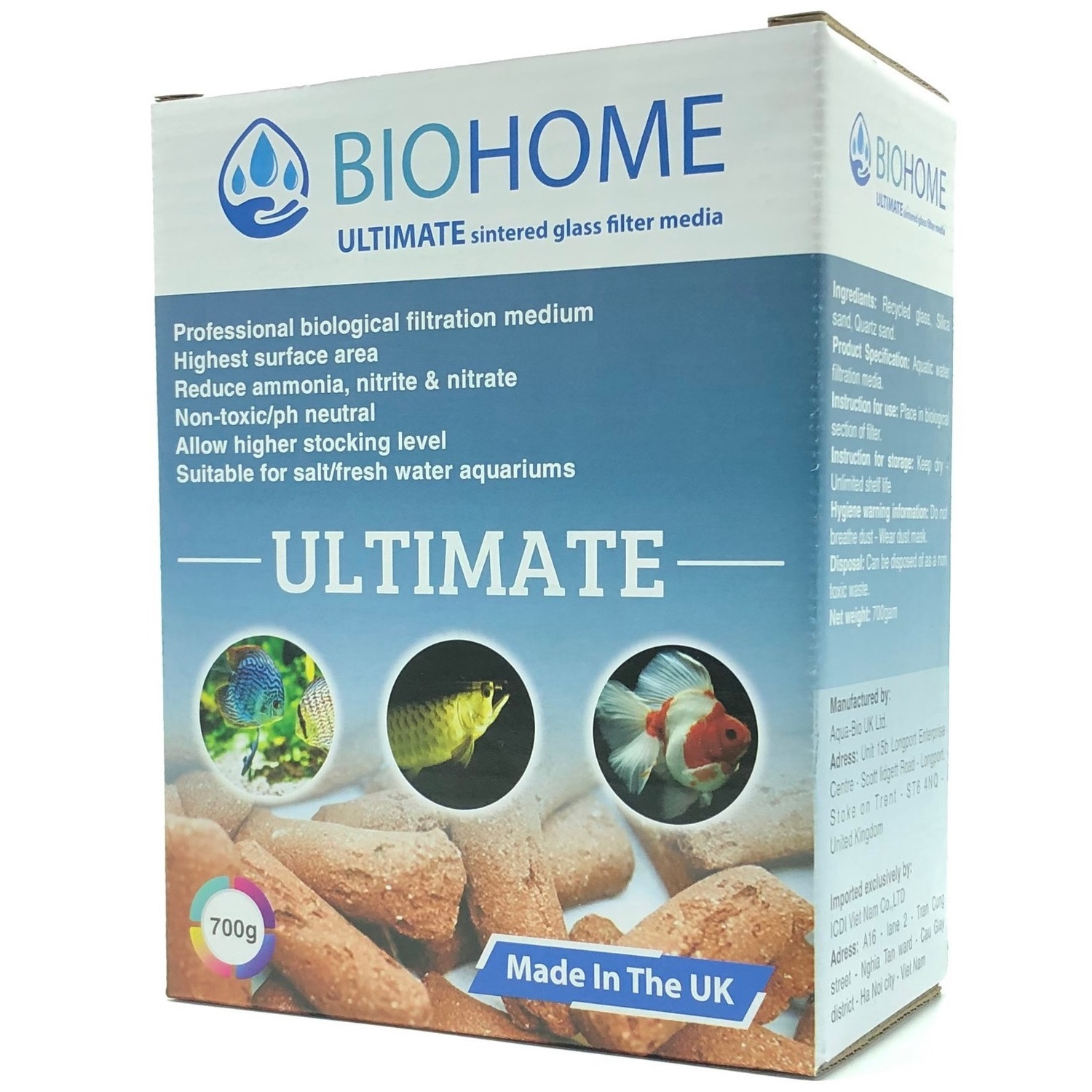 Vật liệu lọc nước bể cá Biohome Ultimate