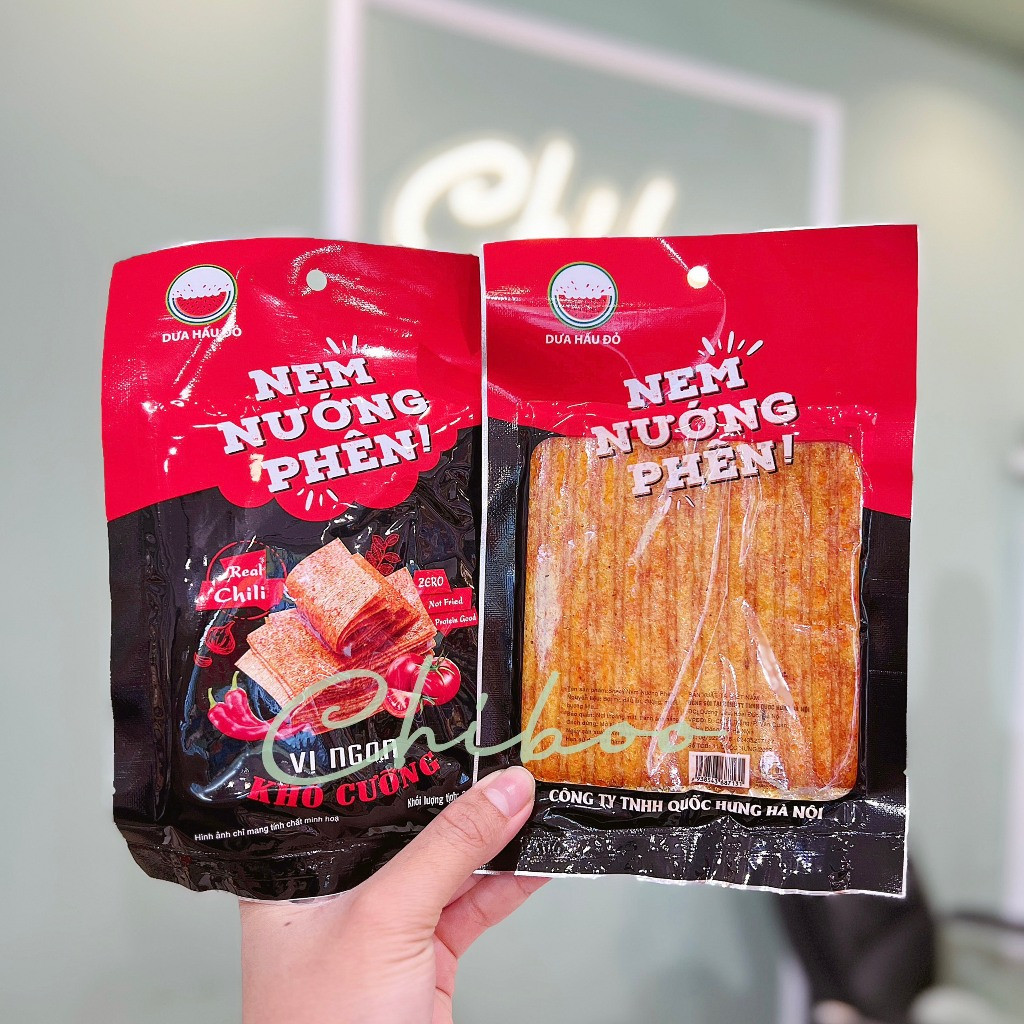 Nem nướng phên dưa hấu đỏ 10k/ 5 gói